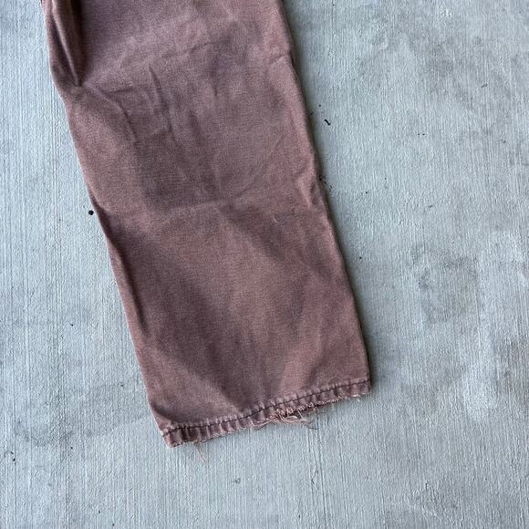 Vintage Y2K Carhartt brown B136 CHT double knee work wear carpenter pants - Picture 10 of 10